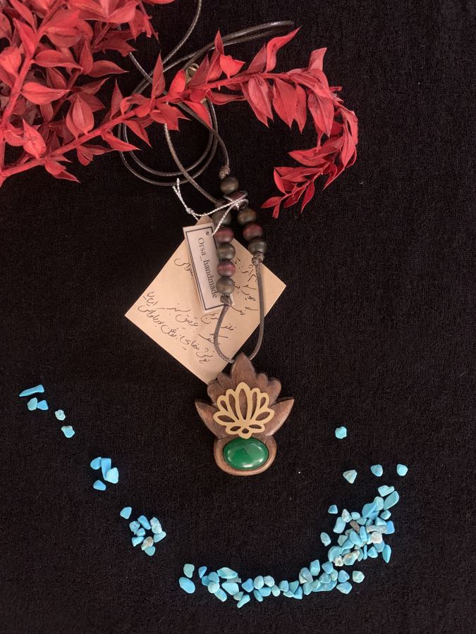Lotus & Green Stone