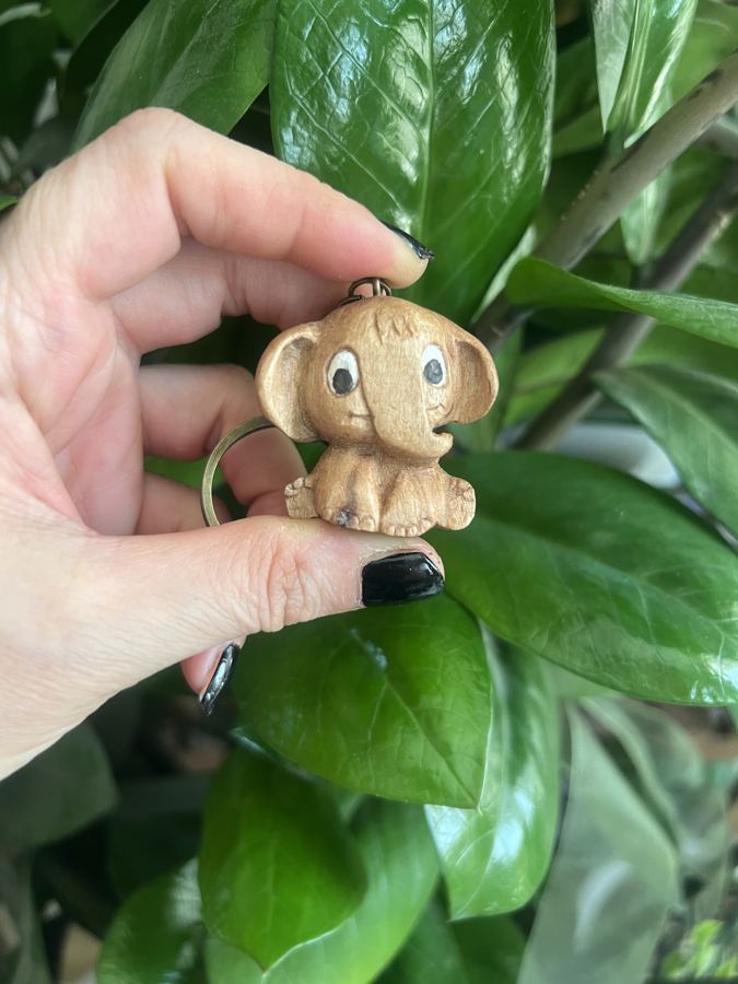 Baby Elephant Keychain