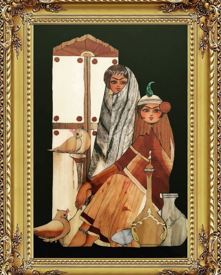 Two Women with Doves