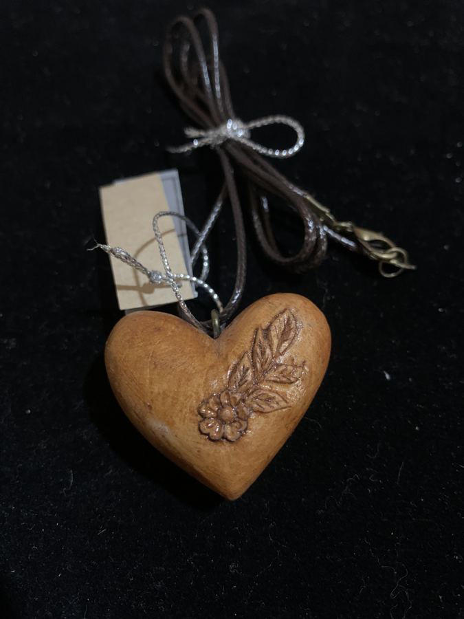 Engraved Heart Pendant